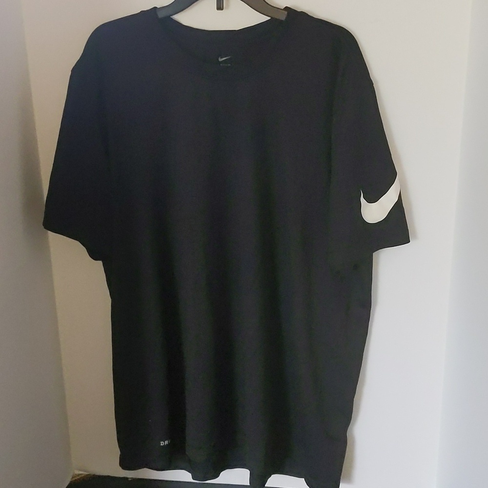 The Nike Tshirt black dri fit men's size XL